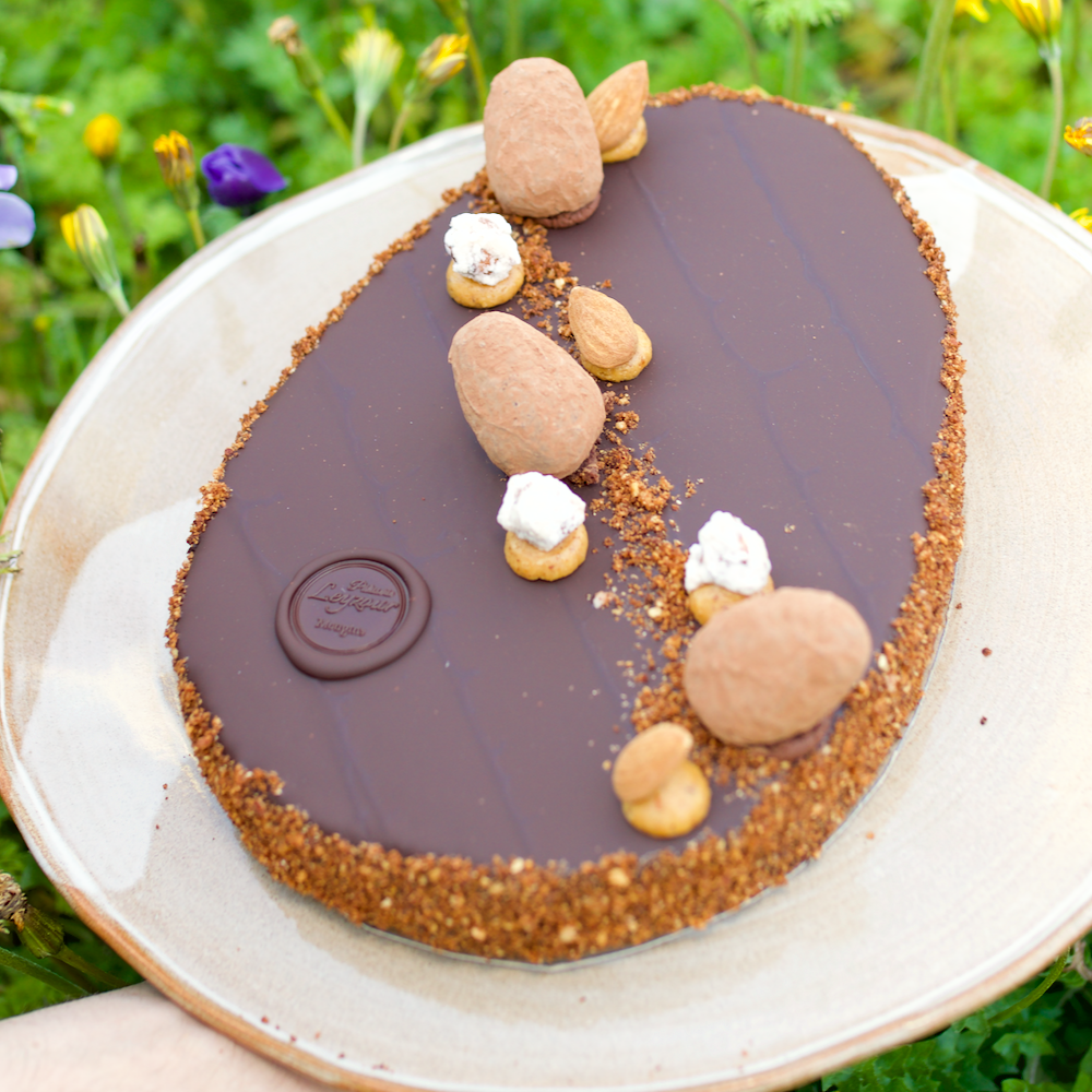 Galet de Pâques Praliné & Chocolat Noir