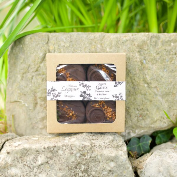 Galets praliné & chocolat noir