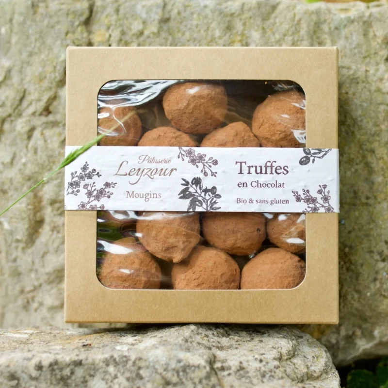 Boîte Truffes au Chocolat Noir