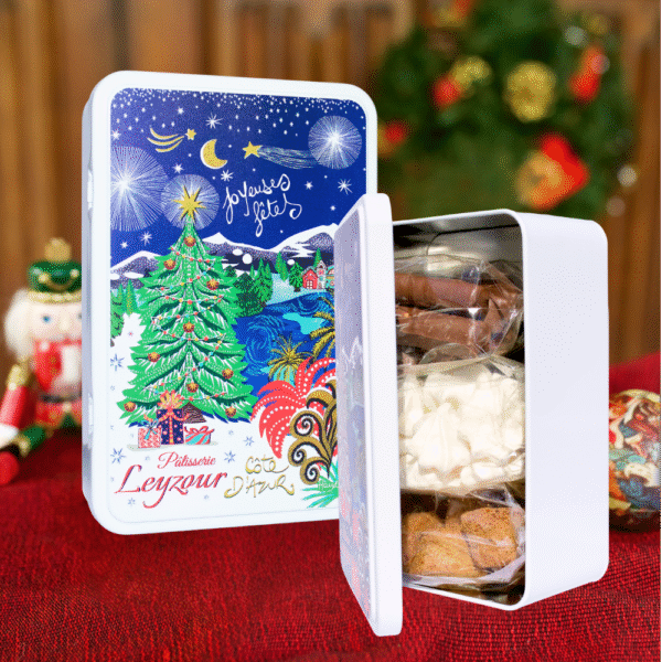 Boîte cadeau Joyeuses Fêtes grand format