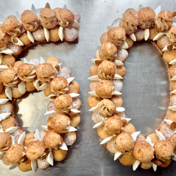 Number cake en choux
