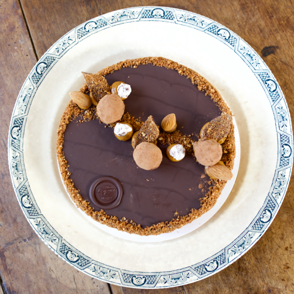 Galet Praliné & Chocolat Noir
